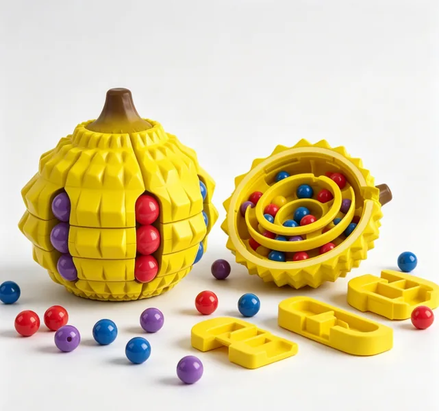 Durian Magic Bean Fruit Cube Stress-Relief Finger Spinner image 3