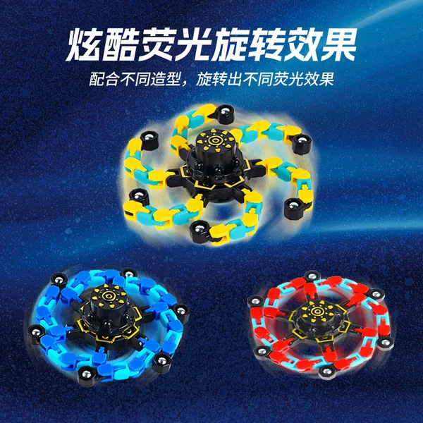 Brain-teaser toys, finger spinners, mechanical spinners, transforming spinners, spinning tops, finge image 3