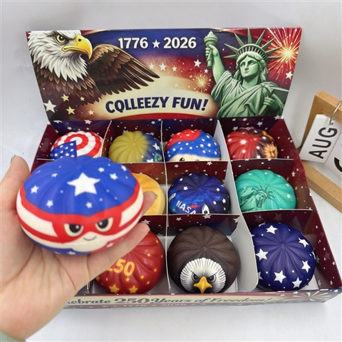 U.S. 250th Anniversary PU Slow-Rebound Baozi Squishy wholesale product