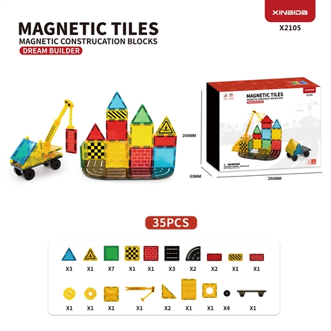 (GCC) (New) Engineering UV Large Magnetic Tiles wholesale product