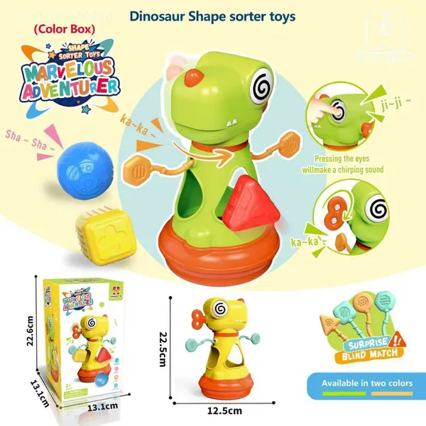 Dinosaur Shape Sorter Toys image 4