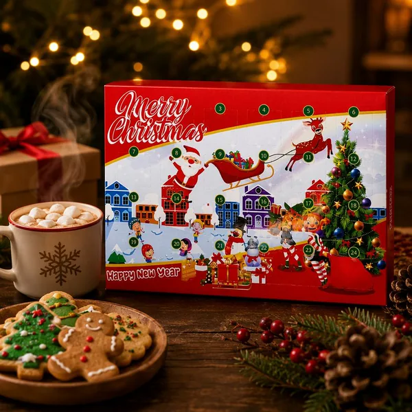 2026 Christmas Countdown Calendar Squeeze Toy Stress-Relief Blind Box image 6