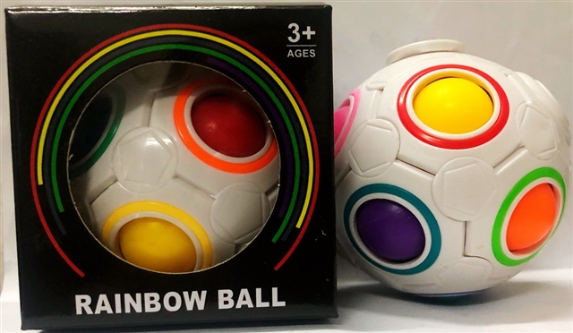 12-Hole Rainbow Stress-Relief Spinning Ball wholesale product