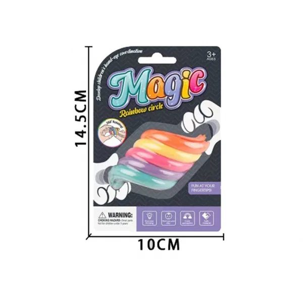 Rainbow Spinning Ring Stress-Relief Toy(24PCS/BOX) image 4