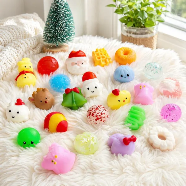 2026 Christmas Countdown Calendar Squeeze Toy Stress-Relief Blind Box image 4