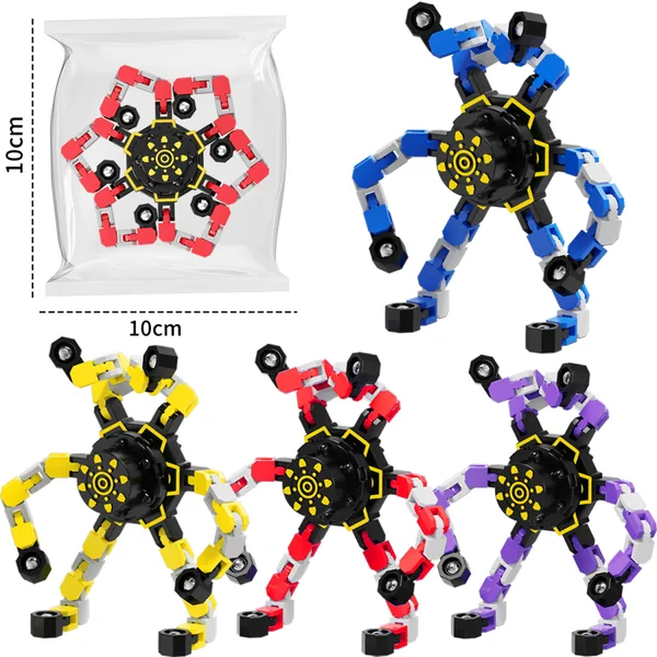 Brain-teaser toys, finger spinners, mechanical spinners, transforming spinners, spinning tops, finge wholesale product