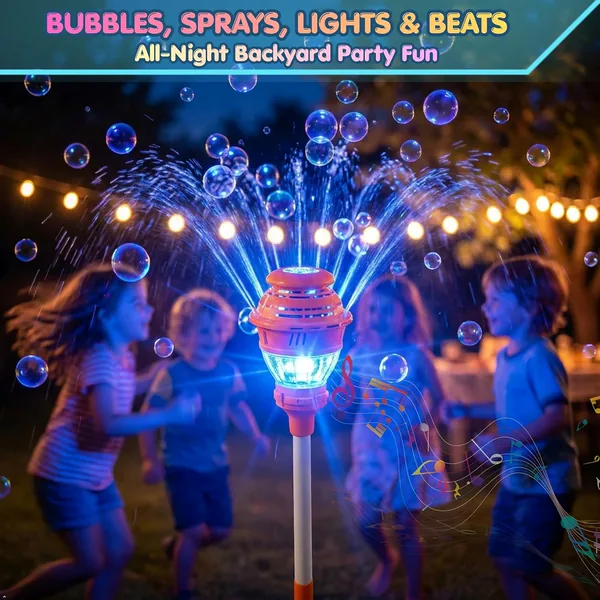 2 in 1 water spray & bubble machine, (battery included) image 5