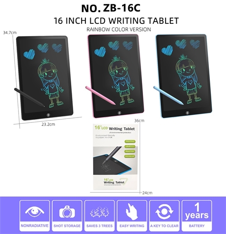 16-inch Colorful LCD Writing Tablet wholesale product