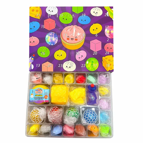 Mystery Baozi 24-Day Fidget Squishy Countdown Calendar wholesale product