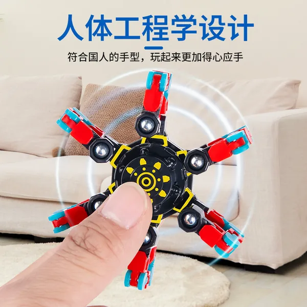 Brain-teaser toys, finger spinners, mechanical spinners, transforming spinners, spinning tops, finge image 5